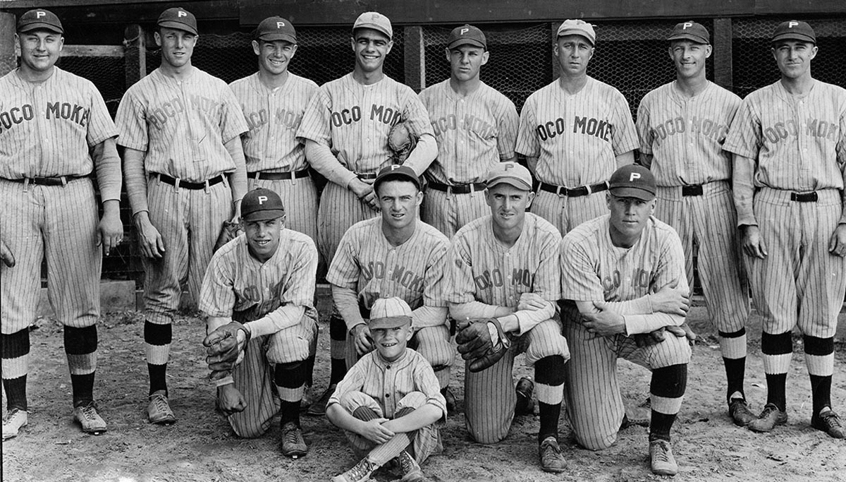 Mid-20th Century Eastern Shore Baseball Team Photo 